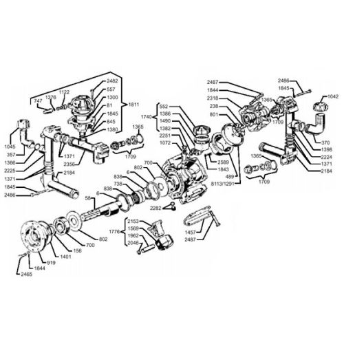 Udor RO-160/C - RO-160/CC - Exploded View Diagram.