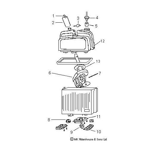 Replacement parts for the Compu-Spray Mosquito Controller.