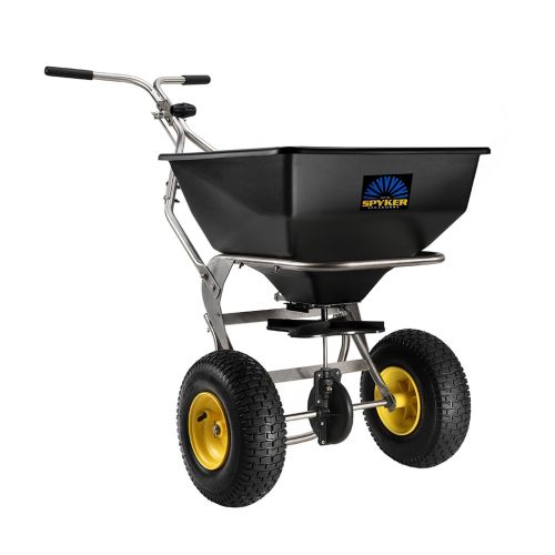 Enhance your lawn / turf spreading experience with this ergonomically designed professional spreader from Spyker.