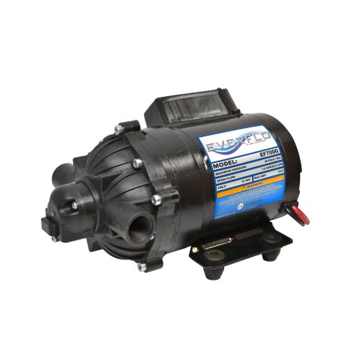 Everflo EF7000 12V Pump with 1/2&quot; female NPT ports.