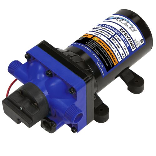 Maximum flow rate is 5.0 gpm and maximum pressure is 55 psi.