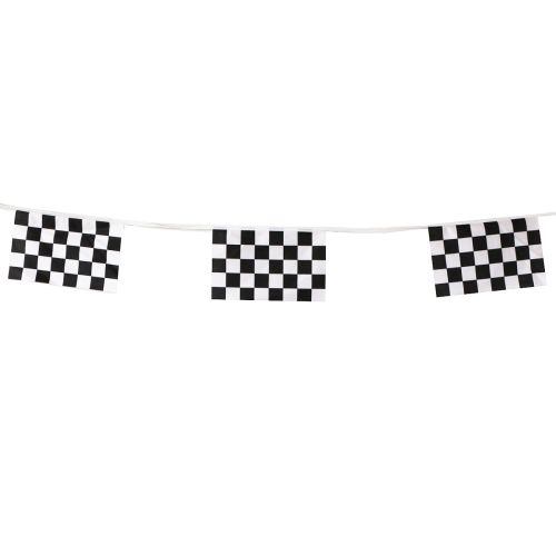 Checkered Pennant String Flag