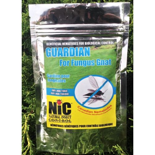 Contains 2.5 million beneficial nematodes (2 x 1.25 million sponges) for biological control of fungus gnats.