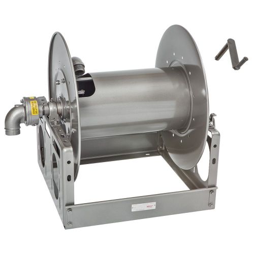 The manual rewind crank handle can be removed.