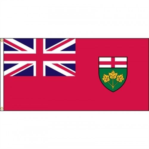 Hang this provincial flag of Ontario high with pride.