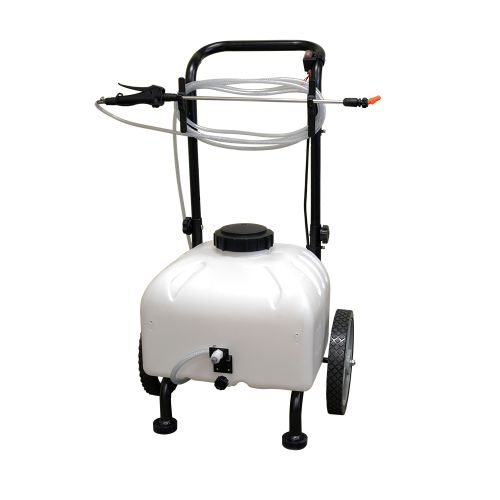 The translucent tank has a 9 US gallon (34 L) capacity. 