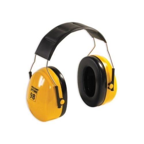 Lightweight, comfortable earmuffs intended for noise levels up to 98 dBA.