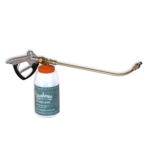 Pestjet Hose End Injector is designed for lawn care professionals to apply Fiesta, Organo-Sol, Sevin, RoundUp, 3-way herbicides, insecticides, fungicides, horticultural vinegars, Deltamethrin, and Nematodes.