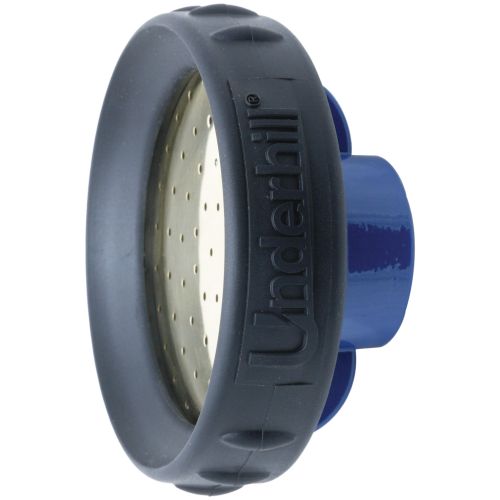 Features durable construction (zinc alloy and brass) with a rubber bumper to protect the nozzle.