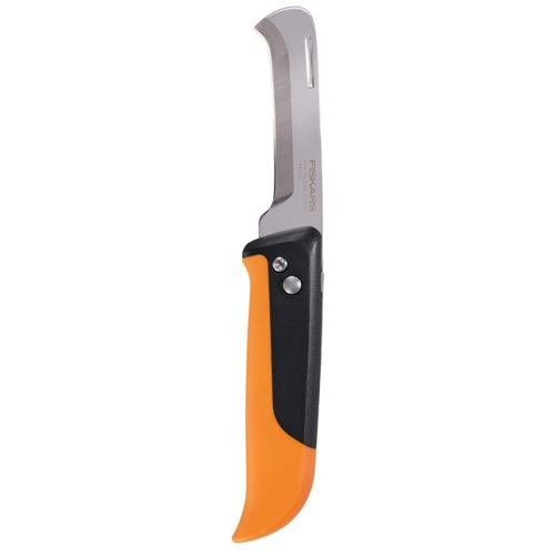 The push button lock on the handle allows for easier closing and for keeping the blade secure while in use.