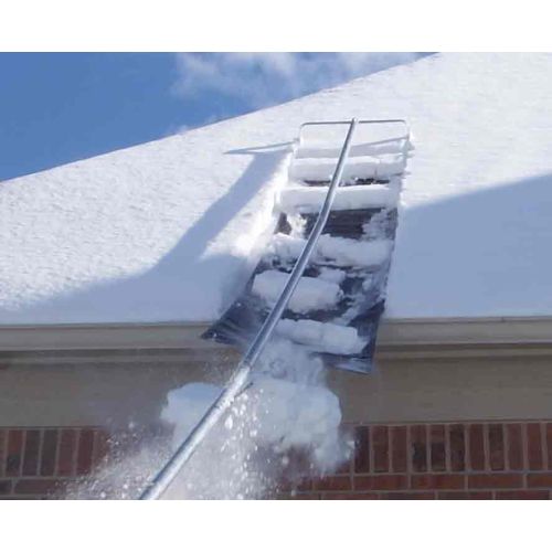 Clear snow off roofs efficiently and safely from the ground.