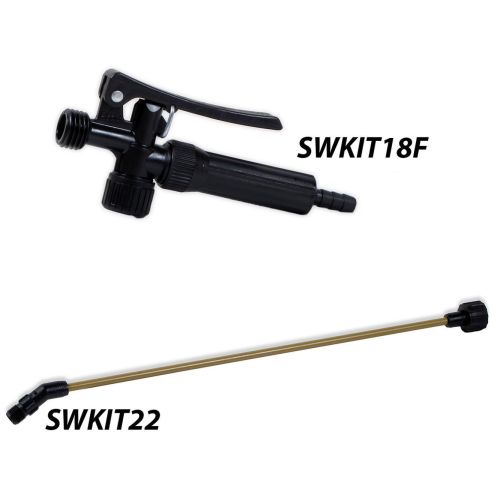 SWKIT18F - Complete Spray Pistol with Built in Filter and Grip and SWKIT22 - Brass Spray Wand.