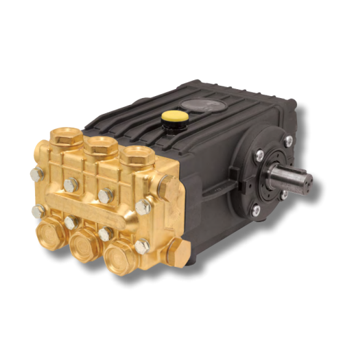 General Pump TS2011 Triplex Pressure Cleaning Pump with forged brass manifold.