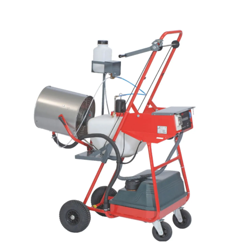 An electrical cold fogging machine by Swingtec. The Turbostar Electric Cold Fogger.